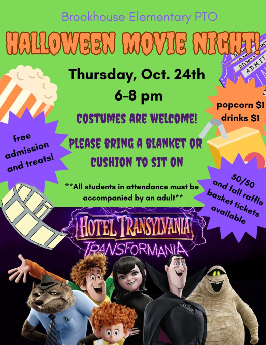 Halloween Movie Night Poster