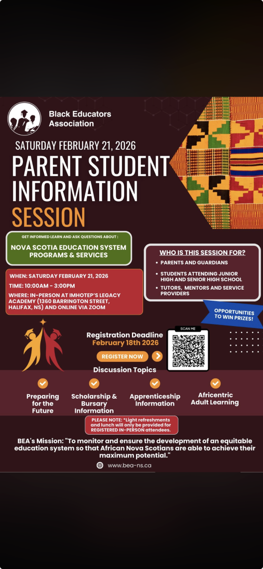 Black Educators Association: Parent Student Information Session